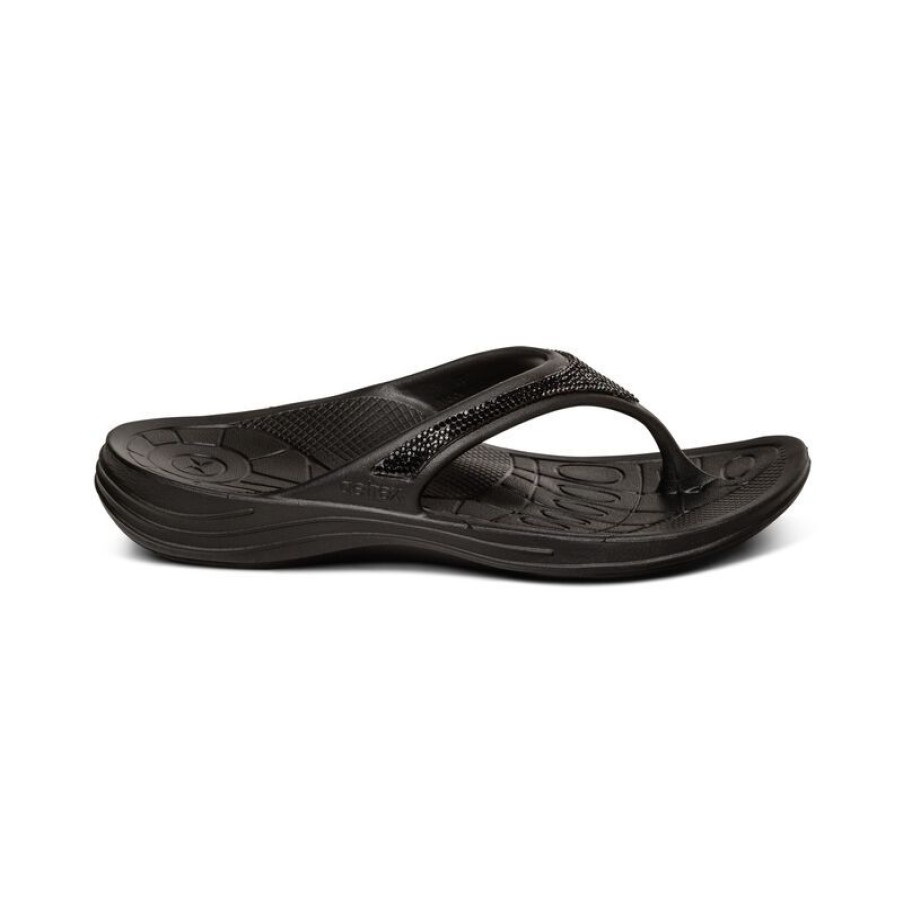 Aetrex Fiji Orthotic Flips - Women Flip Flops