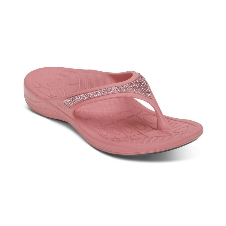 Aetrex Fiji Orthotic Flips - Women Sandals