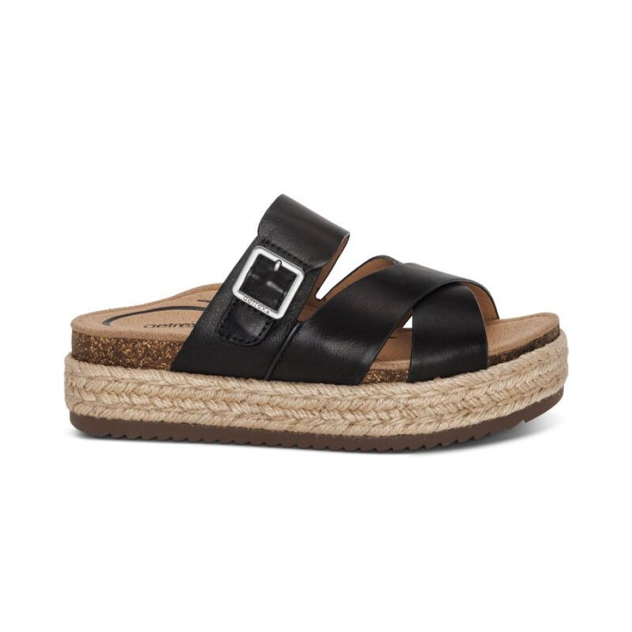 Aetrex Alyssa Adjustable Slide Sandals