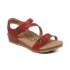 Aetrex Jillian Braided Quarter Strap Sandal Sandals