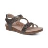 Aetrex Jillian Braided Quarter Strap Sandal Sandals