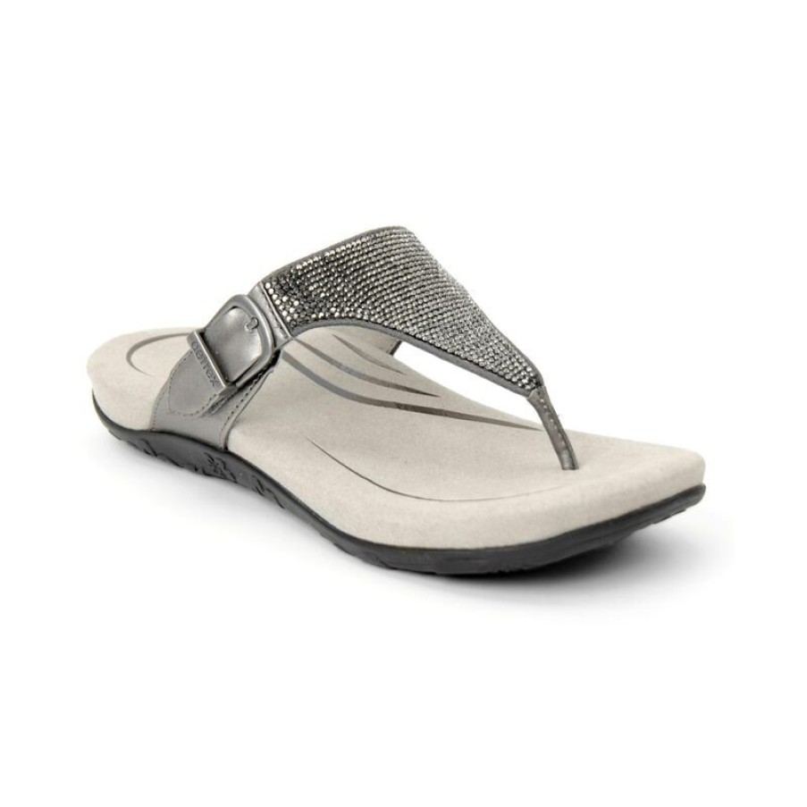 Aetrex Rae Adjustable Thong Sandal Sandals