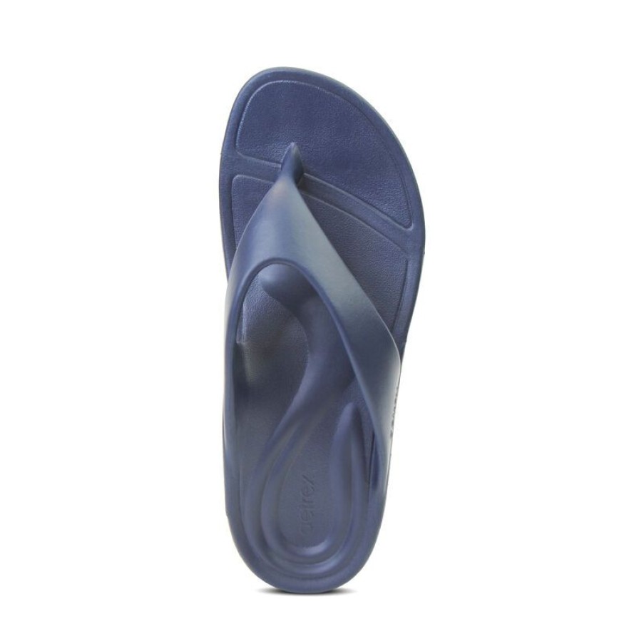 Aetrex Maui Orthotic Flips - Men Sandals