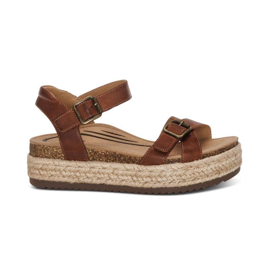 Aetrex Paula Platform Sandal Sandals